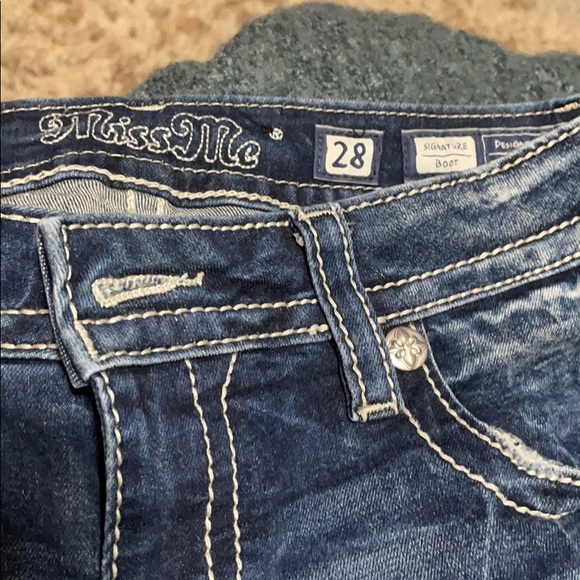 Miss Me jeans size 28 Signature Boot - Picture 1 of 5